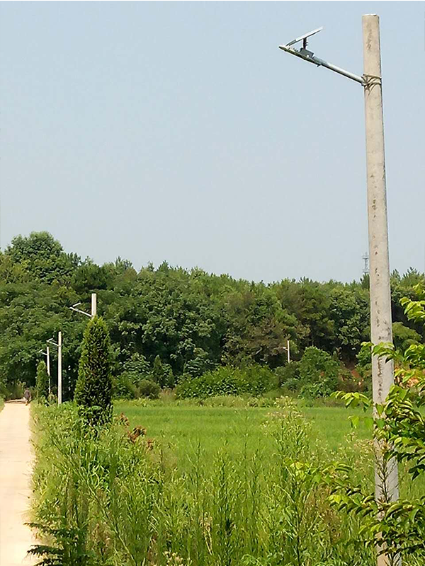 江西农村装太阳能路灯